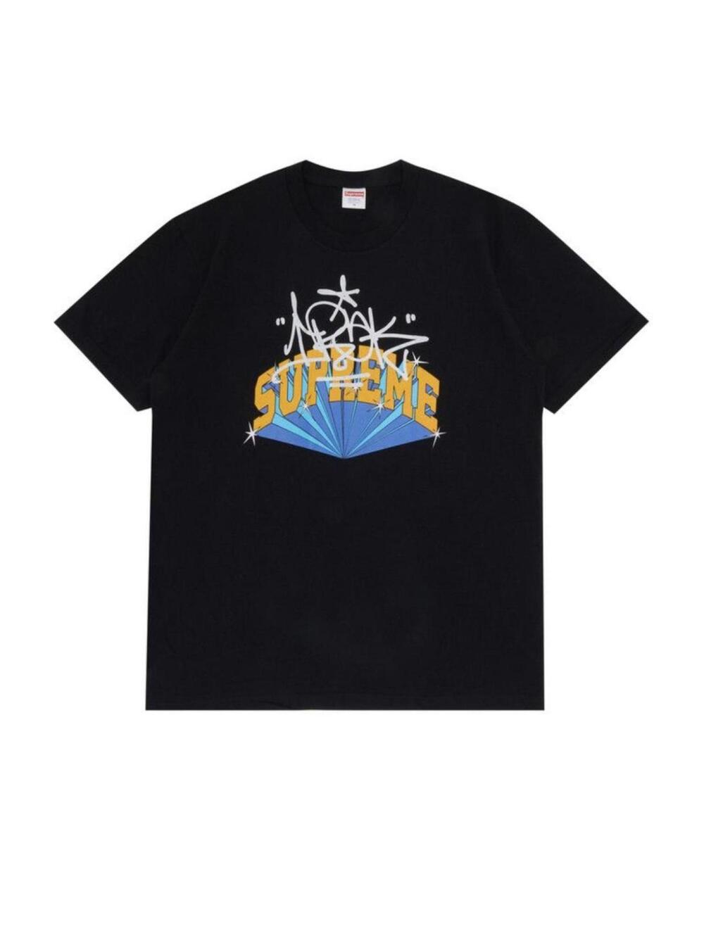 Supreme x IRAK Arc Tee Black XL FW22 NWT
